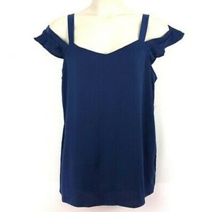 Eden Society Maternity Blouse in Navy